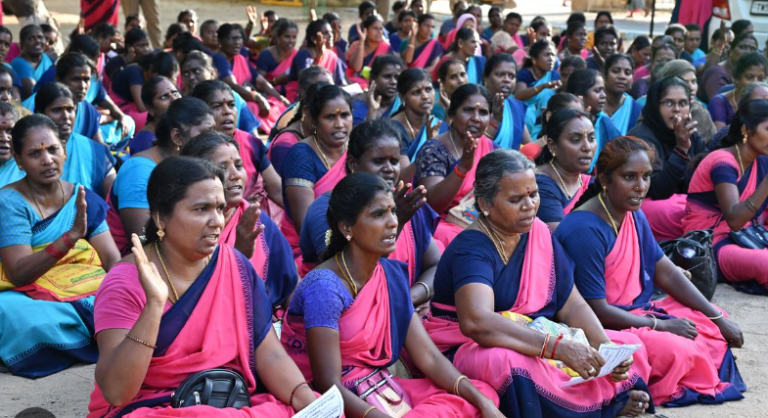 15,000 Anganwadi Workers Demand Justice Through Gratuity Bold Reform