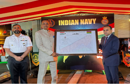 INS Sutlej Proudly Completes Joint Hydrographic Survey in Mauritius: 2025