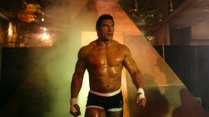 dwayne johnson mark kerr the smashing machine