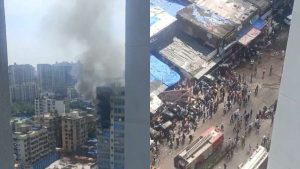 fire at Mumbais Jogeshwari West building