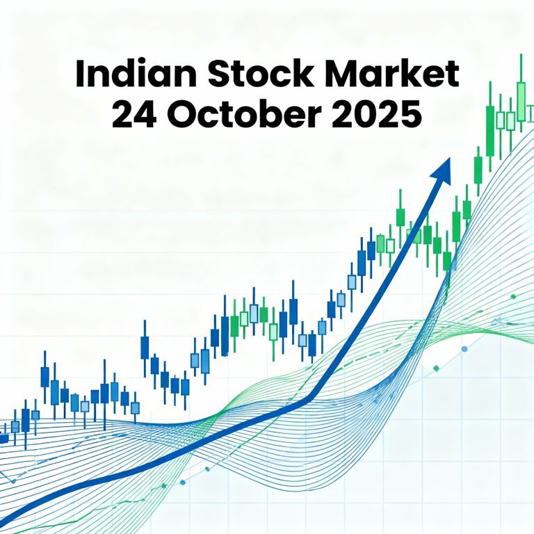 24 October 2025: Indian Stock Market Wrap: Nifty 50 Drops, Big Swings in Smallcaps and Midcaps