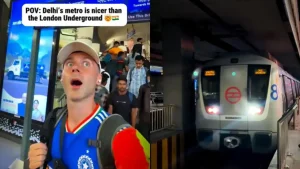 British Vlogger Delhi Metro
