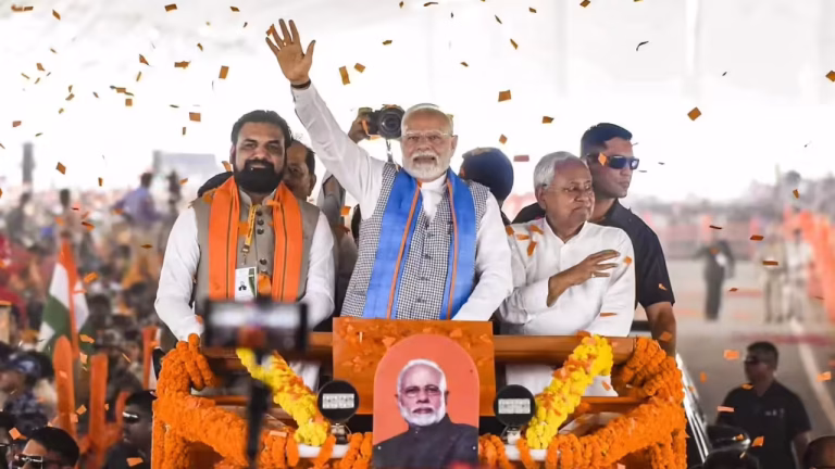 Historic Bihar Election Campaign: Modi Launches NDA Rally with Sharp Opposition Attack