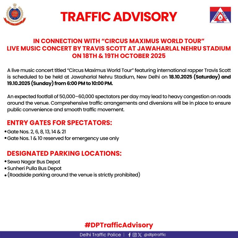 Travis Scott Concert: Massive Traffic Changes for 60,000 Attendees