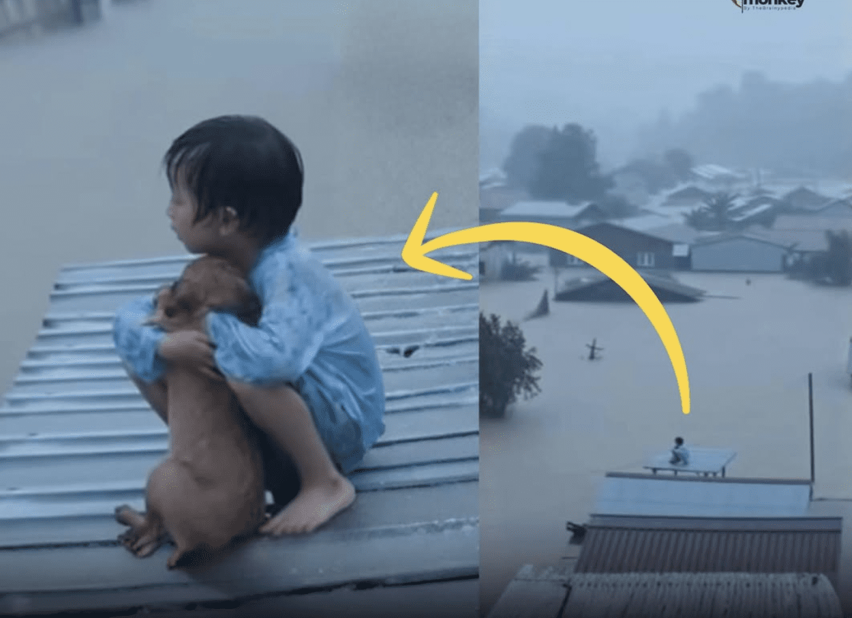 Cute moment at Philippines