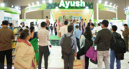 Ayush Pavilion Steals the Spotlight at India International Trade Fair 2025