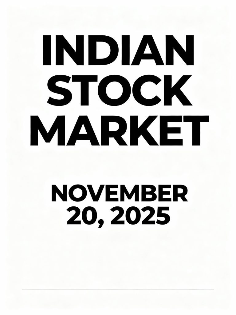 November 20, 2025: Nifty 50 At New Heights Hit Upper Circuit; Profit-Booking Seen in Heavyweights and Banks
