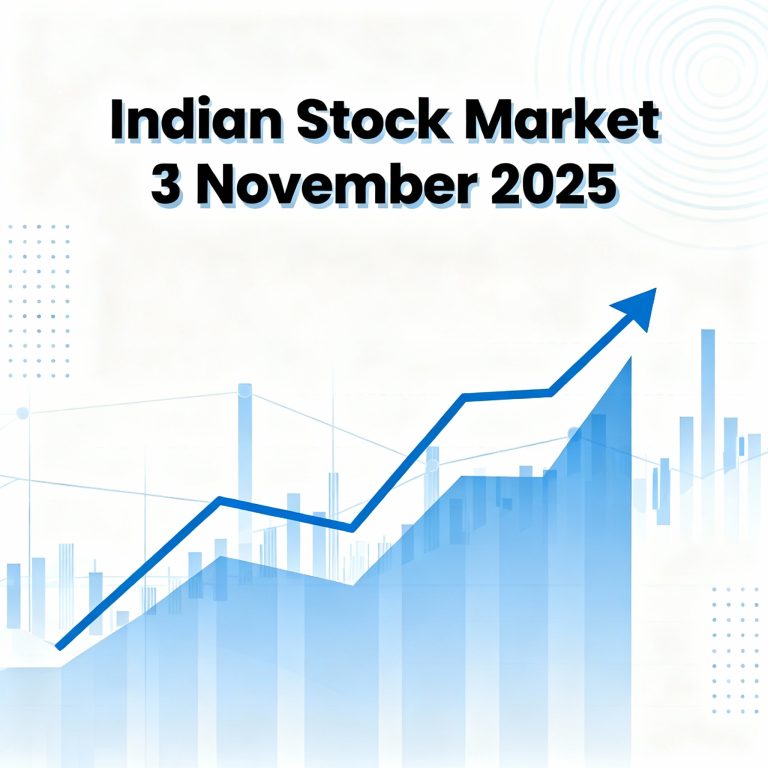 Indian Stock Market Ends Higher: Strong Gains and Sharp Declines Mark November 3, 2025 Close