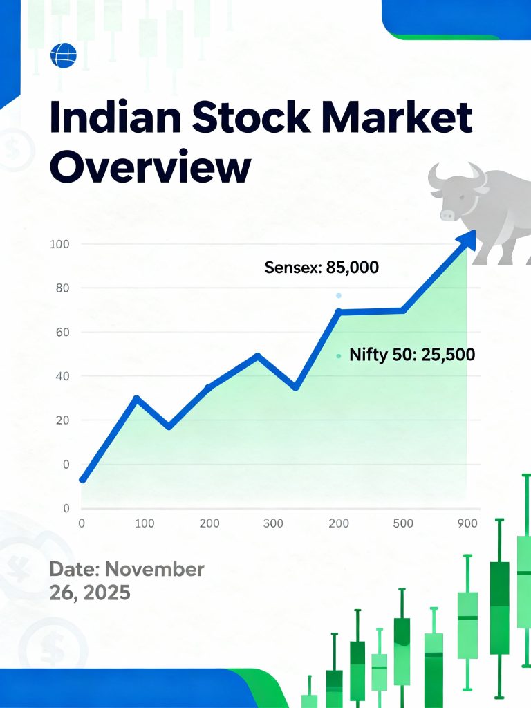 November 26, 2025: Market Rally Continues at closing as Nifty Next 50 Leads Gains