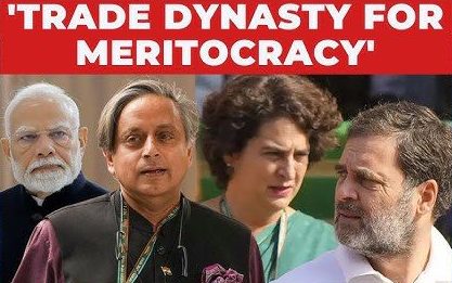 Dynasty Politics: Tharoor Attacks Leadership as Birthright in Controversial Article