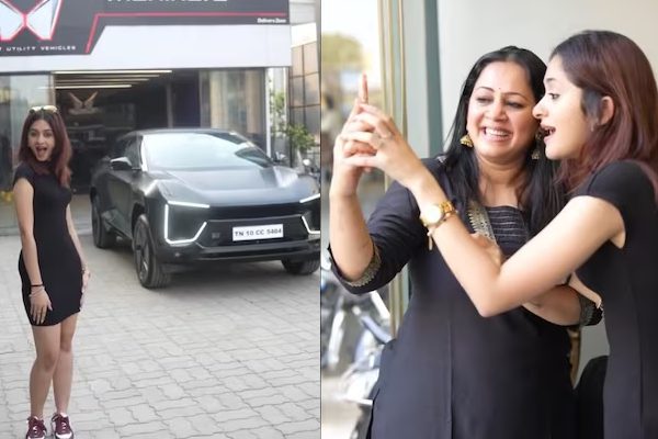 Archana daughter brings attention after buying her first car at 18 with steady progress