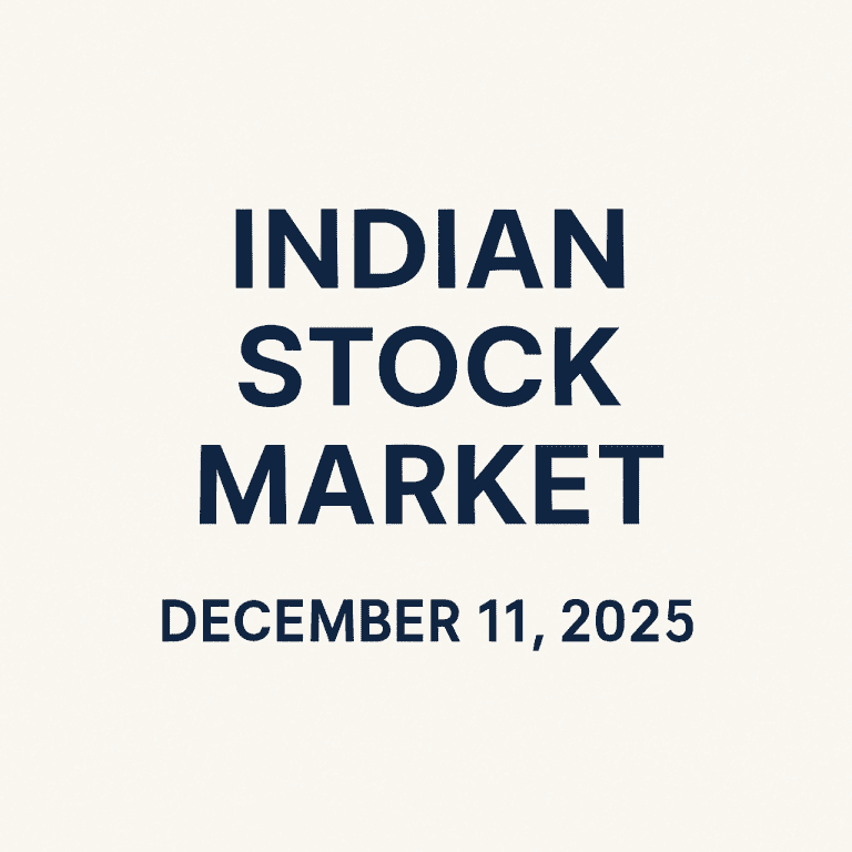 December 11, 2025: Nifty 50 Closes 140 Points Higher; RICO Auto, WelInv, Neogen Shine as Arkade, Hubtown Drag