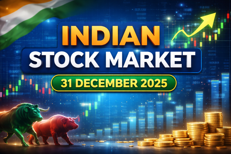 NIFTY 50 Ends 2025 Firmly Above 26,100; Metals, Energy and Banks Drive Year-End Gains