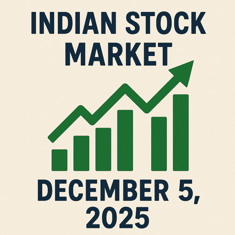 December 5, 2025: Nifty 50 Ends Higher Above 26,180; Financials and Banking Stocks Push Markets Up as Broader Indices Show Strength