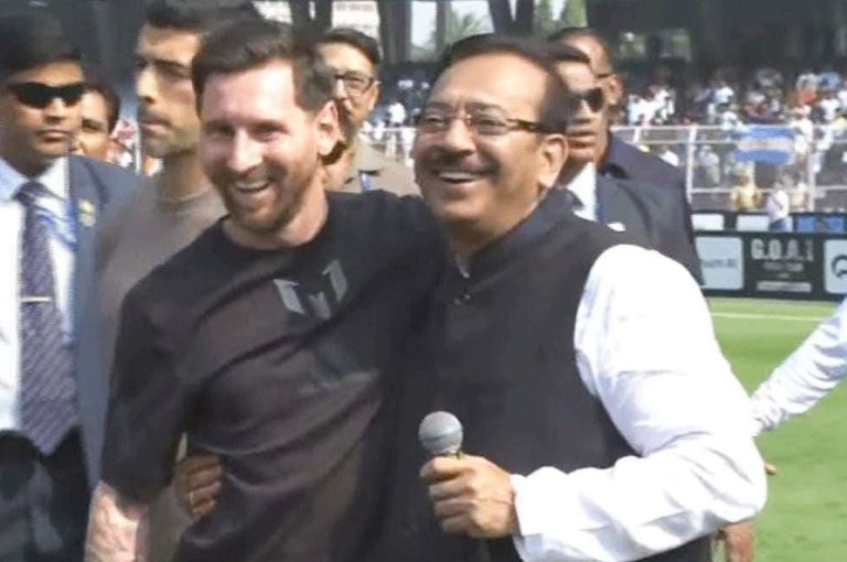 Salt Lake Stadium Messi Chaos and Aroop Biswas
