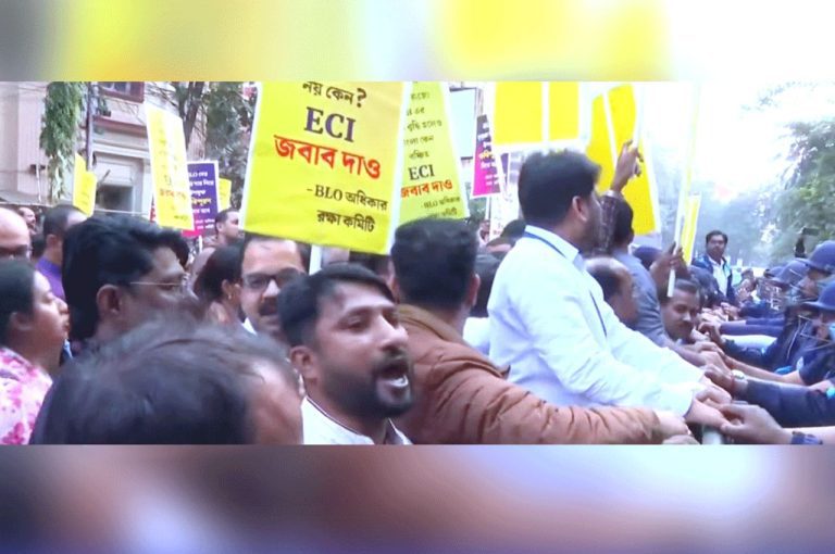 Bengal BLO Protest Over SIR Deadline Extension