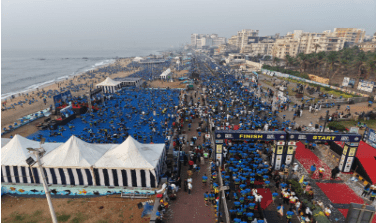 Vizag Navy Marathon 2025 Concludes on a Strong Note, Over 17,000 Runners Celebrate Fitness and Unity Vizag Navy Marathon 2025 Concludes on a Strong Note, Over 17,000 Runners Celebrate Fitness and Unity