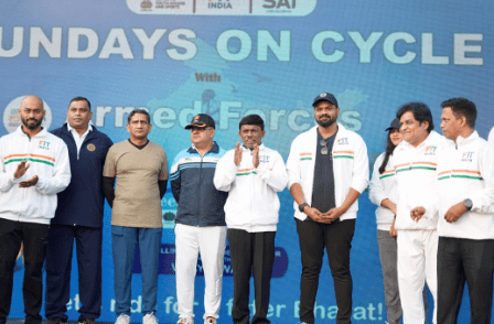 53rd Edition of Fit India Sundays on Cycle Dedicated to Vijay Diwas Held in Goa