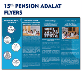 15th Pension Adalat Proudly Resolves Over 800 Long-Pending Grievances, Reinforcing Government’s Commitment to Pensioners’ Welfare