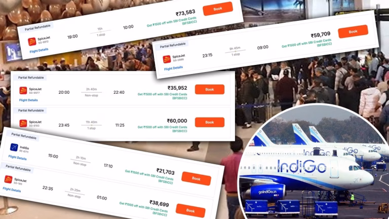 IndiGo Cancellations: Shocking Domestic Airfare Surge Hits Rs.80,000