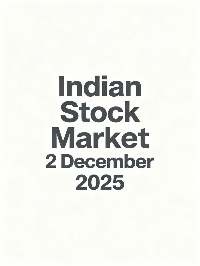 December 2, 2025: Nifty 50 Extends Late Sell-off; Select Smallcaps Weakly Defy Trend