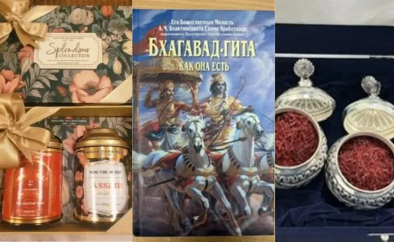 Modi’s Gifts to Putin: Exquisite Collection Showcases India’s Heritage