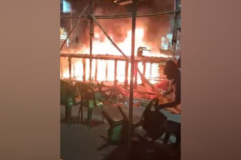 Sakherbazar Political Clash 2026 – Detailed Analysis of Biplab Deb’s Rally Stage Fire, TMC–BJP Tensions, and Governance Lessons