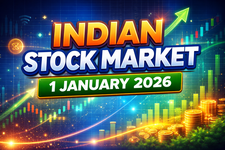 Indian Equity Markets End New Year, January 1, 2026 Session Marginally Higher; Auto, Power Stocks Gain While FMCG Drag Persists