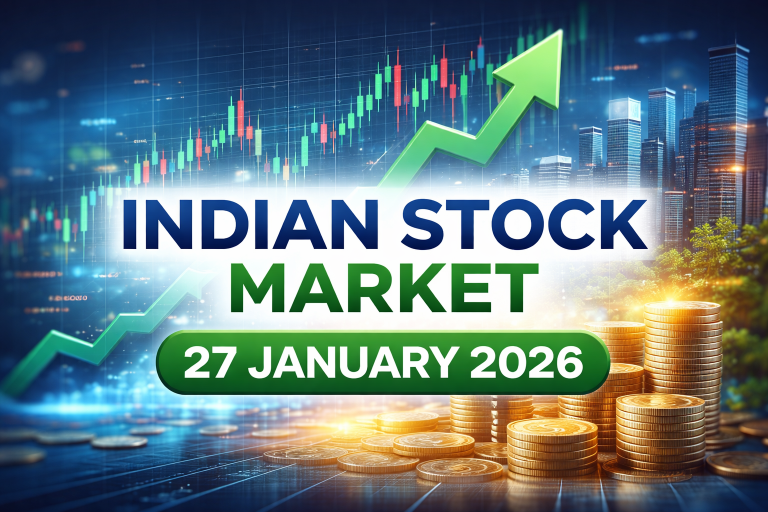 27 January 2026: Market Close: Nifty 50 Ends Strong Above 25,175; Banks, Adani Group Power Rally Despite Auto Weakness