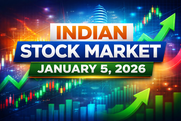 Markets End Lower on January 5 as IT and Banking Stocks Drag Nifty; FMCG and Select Industrials Offer Support