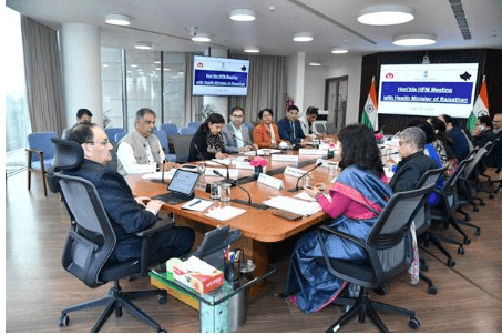 JP Nadda Leads High-Level Review Meeting with Rajasthan and Maharashtra to Strengthen Healthcare Delivery: 2026