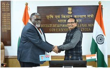 Agriculture Minister Holds Bilateral Meeting with Fijian Counterpart to Deepen India–Fiji Cooperation in Agriculture: 2026