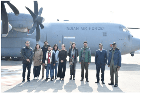 Scholars from Leading Think Tanks Visit Indian Air Force Station Hindon to Enhance Understanding of IAF Operations