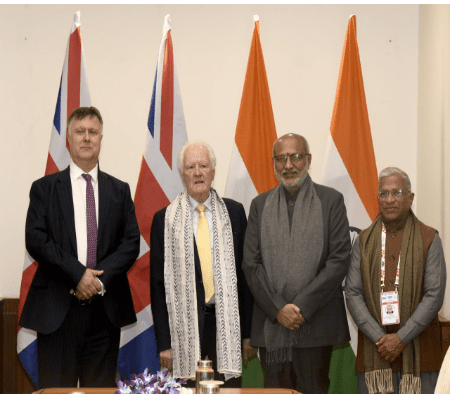C.P. Radhakrishnan Meets UK Lord Speaker on CSPOC 2026, Reaffirms Strong Parliamentary Ties