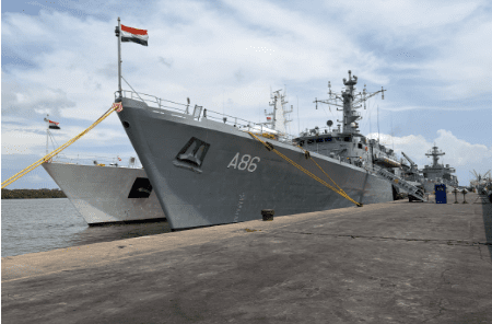 Indian Navy’s First Training Squadron Makes Port Call at Belawan, Indonesia: 2026