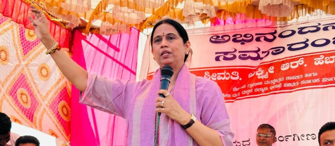 Laxmi Hebbalkar’s Emotional Hindutva Push Sparks Political Debate: : BOLD CLAIM WITH 152 SYMBOLS OF FAITH