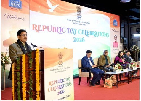 MoS for Housing and Urban Affairs (MoHUA) Shri Tokhan Sahu Proudly Interacts with PM SVANidhi Beneficiaries and Construction Workers Invited as Special Guests for Republic Day 2026