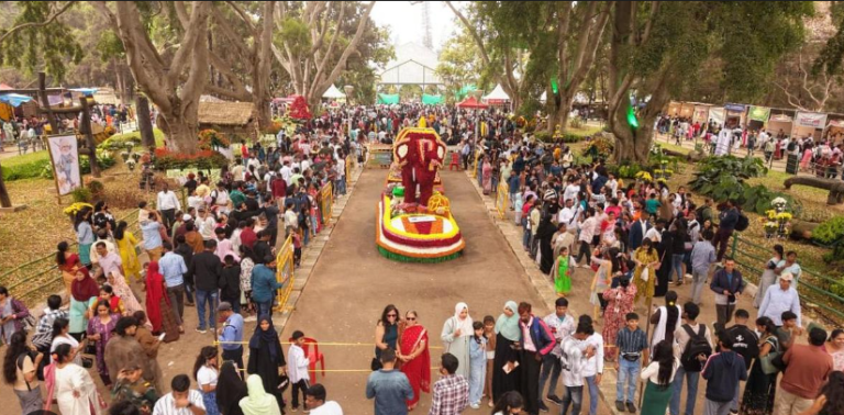 Lalbagh’s Republic Day Flower Show Blooms with Joy: Stunning 8 Lakh Spectacle