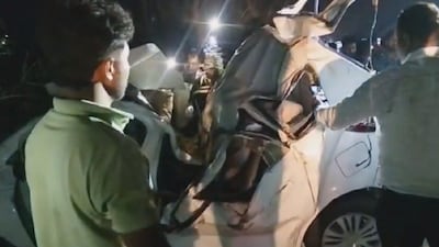 Maharashtra Horror: 5 Devotees Killed as Car Crashes on Solapur–Pune National Highway Near Mohol Maharashtra Horror: 5 Devotees Killed as Car Crashes on Solapur–Pune National Highway Near Mohol