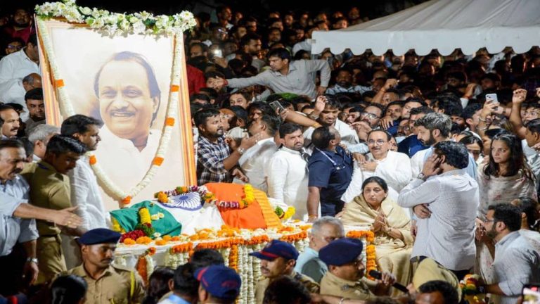 Farewell, Ajit Pawar: Maharashtra Deputy Chief Minister Cremated With Full State Honours Alongside 4 Others Crash Victims
