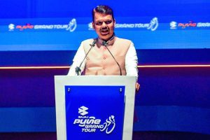 Maharashtra CM Fadnavis inaugurates Pune Grand Tour 2026, welcomes global cyclists