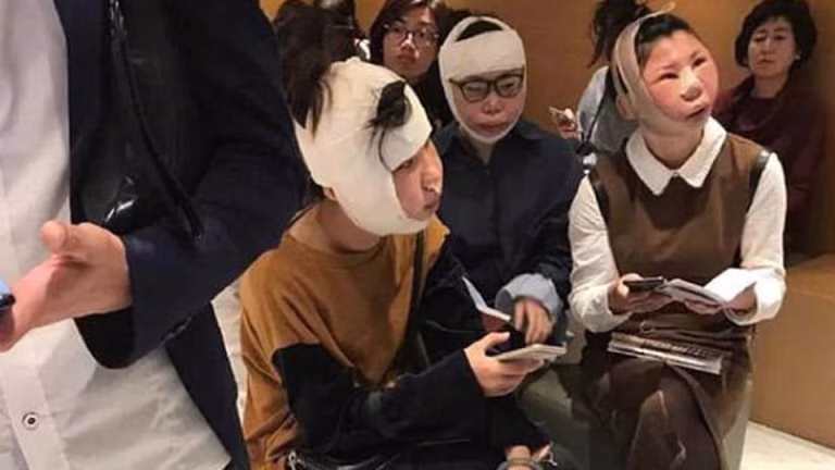 Past reports show Chinese travellers facing airport trouble after cosmetic surgery in South Korea