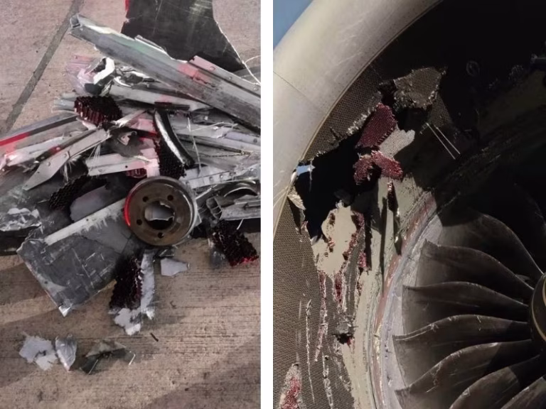 SHOCKING: Air India Plane Delhi Accident – Engine Ingests Cargo Container