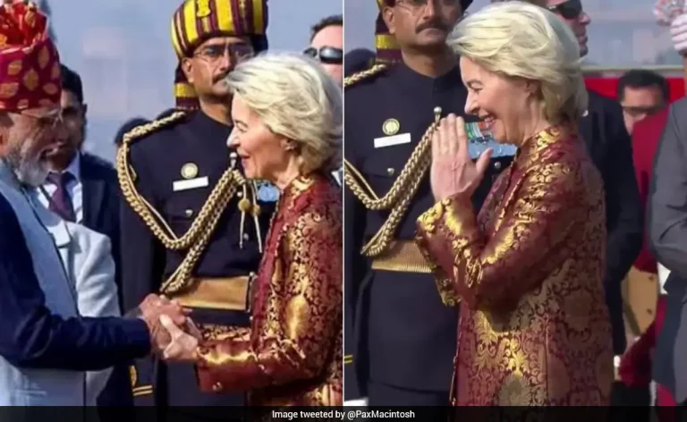 Indian Ethnic Wear: Ursula von der Leyen’s Stunning Republic Day Look