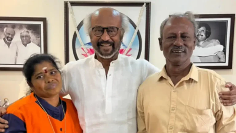 Actor Rajinikanth Met Sanitation Worker Whose Simple Act of Honesty Touched Chennai