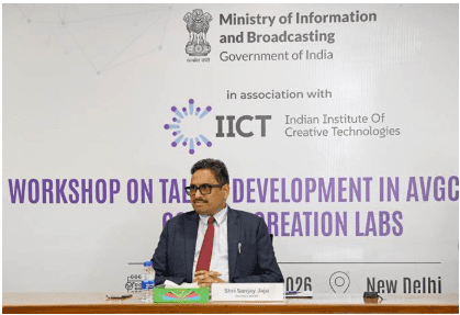 Ministry of Information & Broadcasting Holds Workshop to Boost AVGC Talent through Content Creation Labs in 15,000 Schools and 500 Colleges