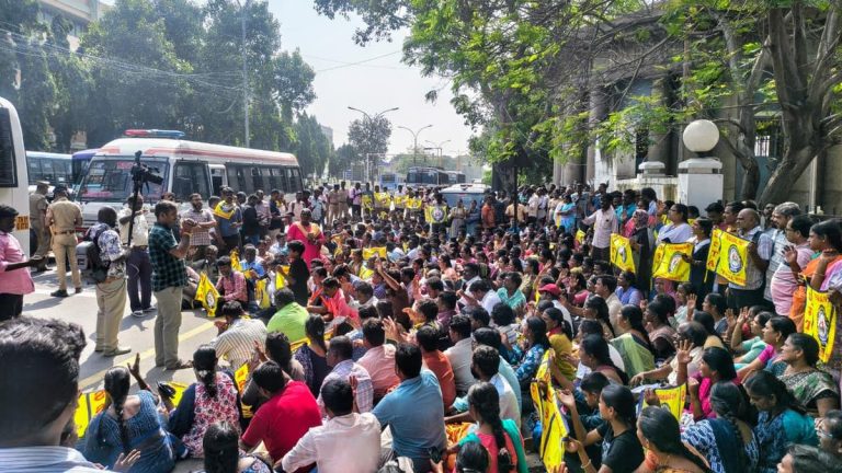 Anna varsity teaching staff protest highlights long-standing uncertainty